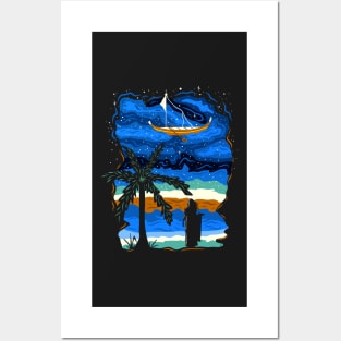 Magical Indian Night Sky Posters and Art